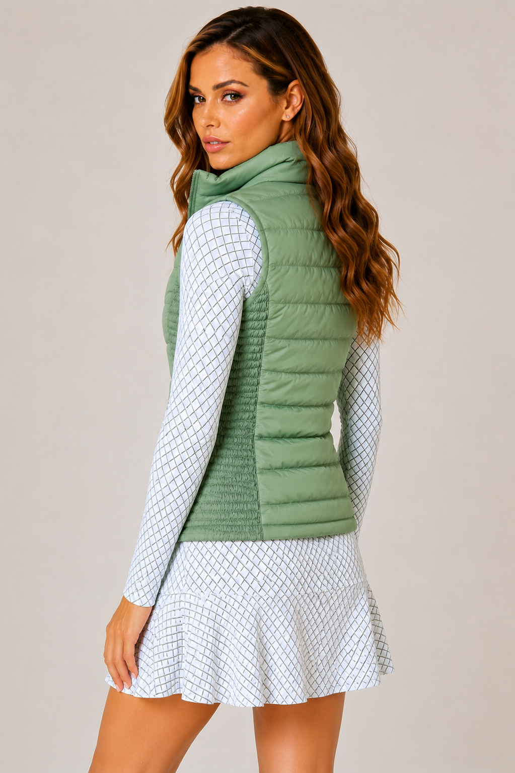 Georgia Ice in Lush Lattice — GGBlue