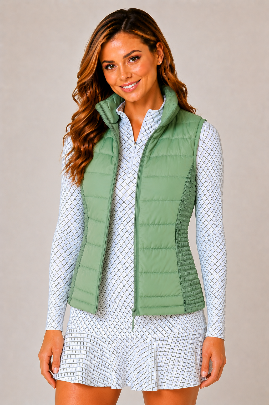 Georgia Ice in Lush Lattice — GGBlue