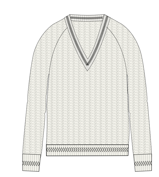 Royal Varsity Sweater - White
