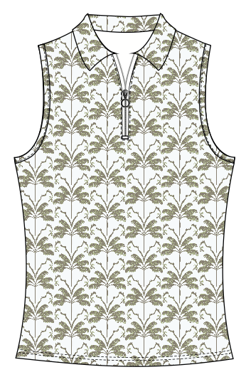 Elina Ice Sleeveless - Palm