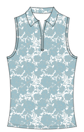 Elina Ice Sleeveless - Water Hyacinth