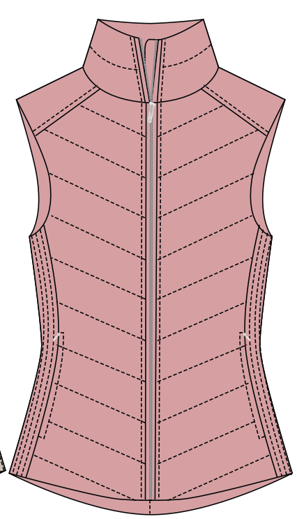 Heritage Vest - Rose Quartz