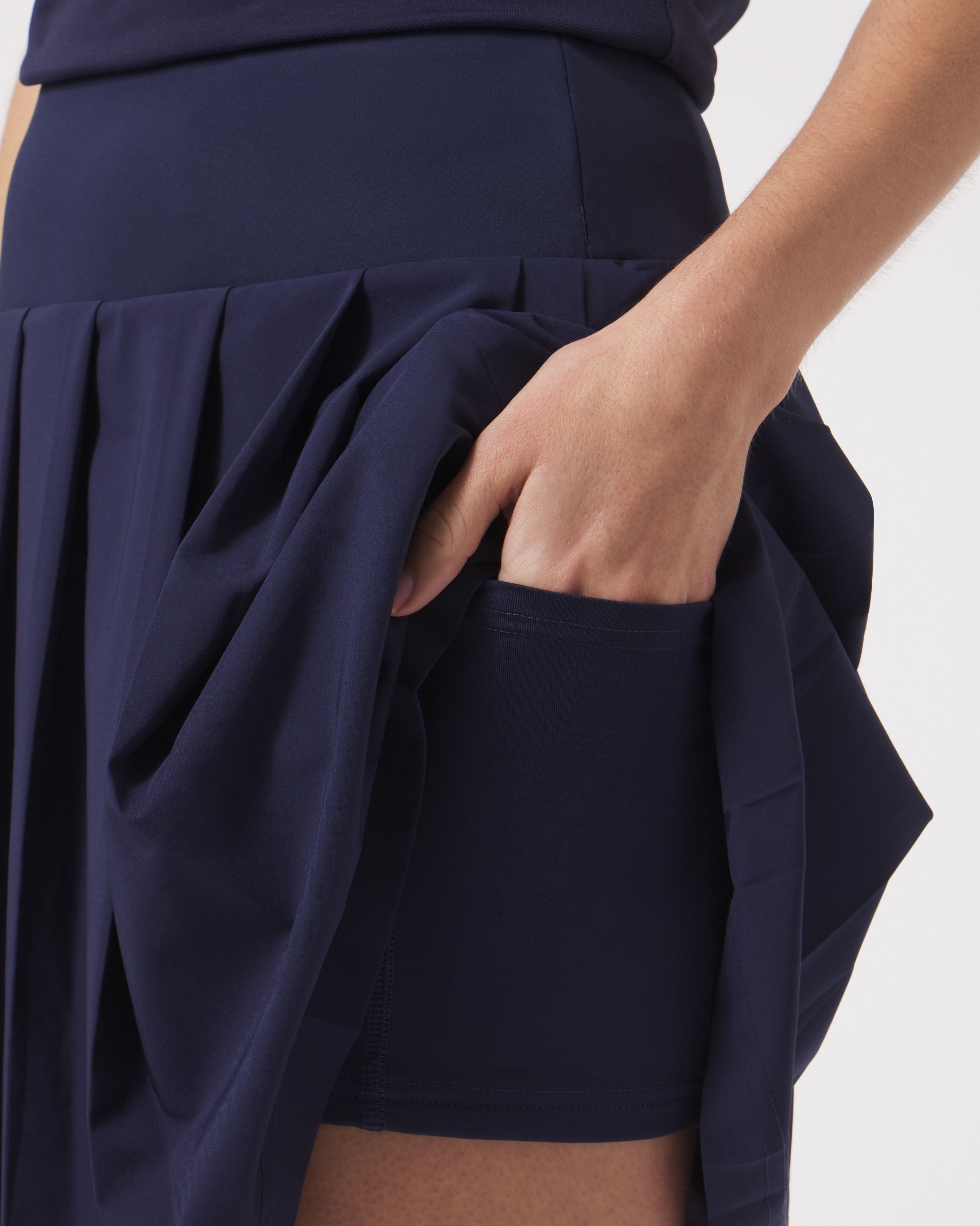 Classic Skort 18in - Classic Navy