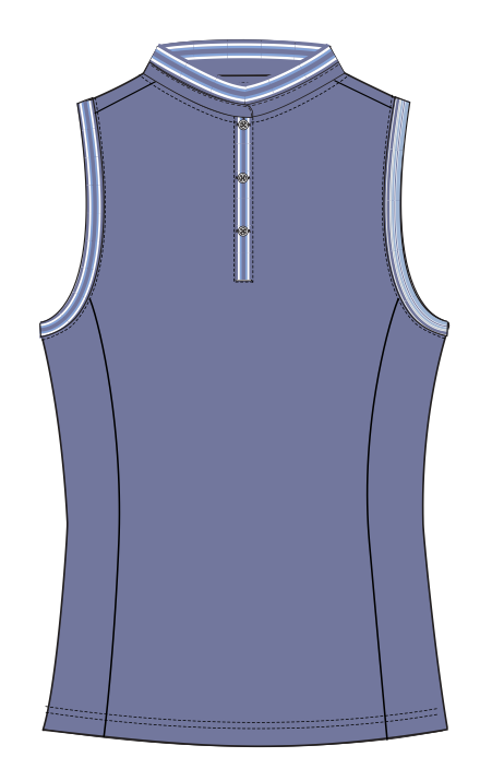 Ace Sleeveless - Crystal Blue