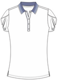 Harper Luxe - White / Crystal Blue