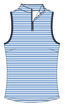 Tess Ice Sleeveless - Classic Navy