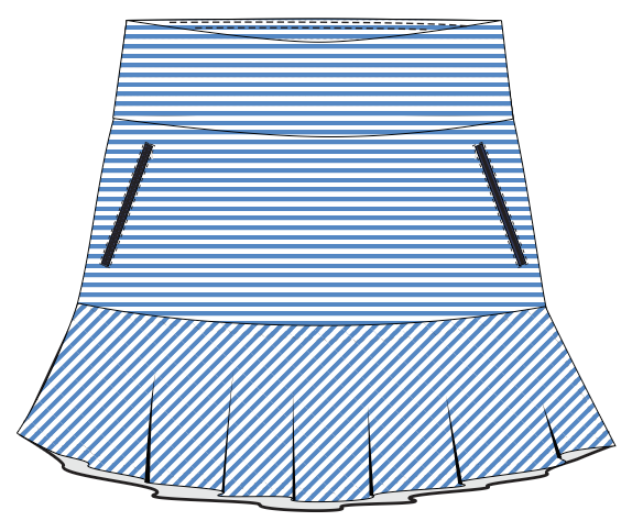 Flare Ice Skort