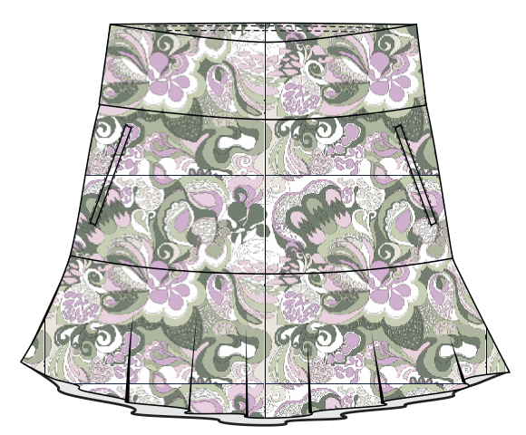 Flare Ice Skort