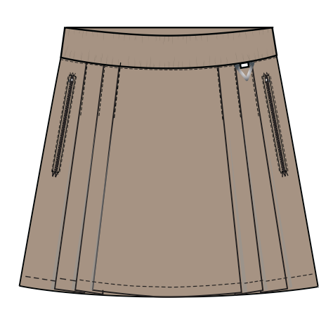 Fairway Skort - Stone
