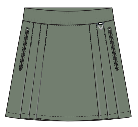Fairway Skort - Stone
