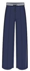 Lounge Luxe Wide Leg Pant - Classic Navy