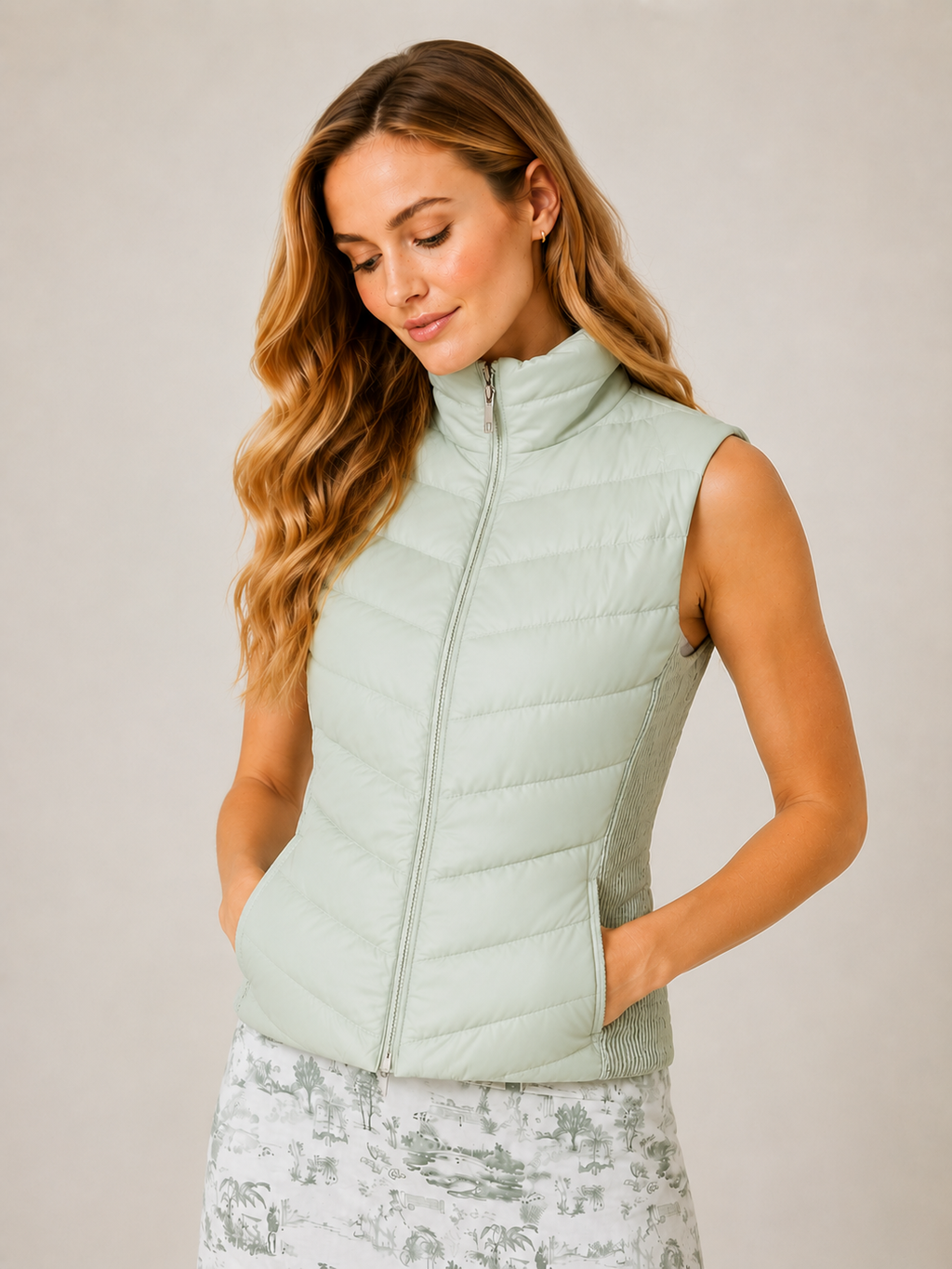 Heritage Vest in Velvet Moss — GGBlue