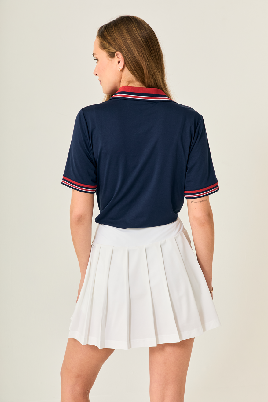 Links Luxe Tee - Classic Navy