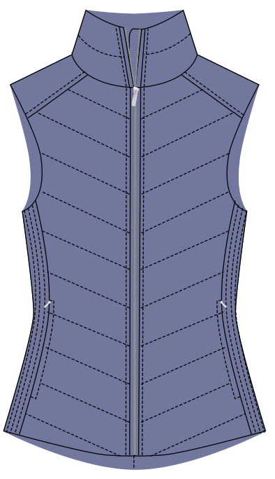 Heritage Vest - Crystal Blue